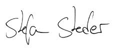 Unterschrift von Stefan Steder Unterschrift von Stefan Steder